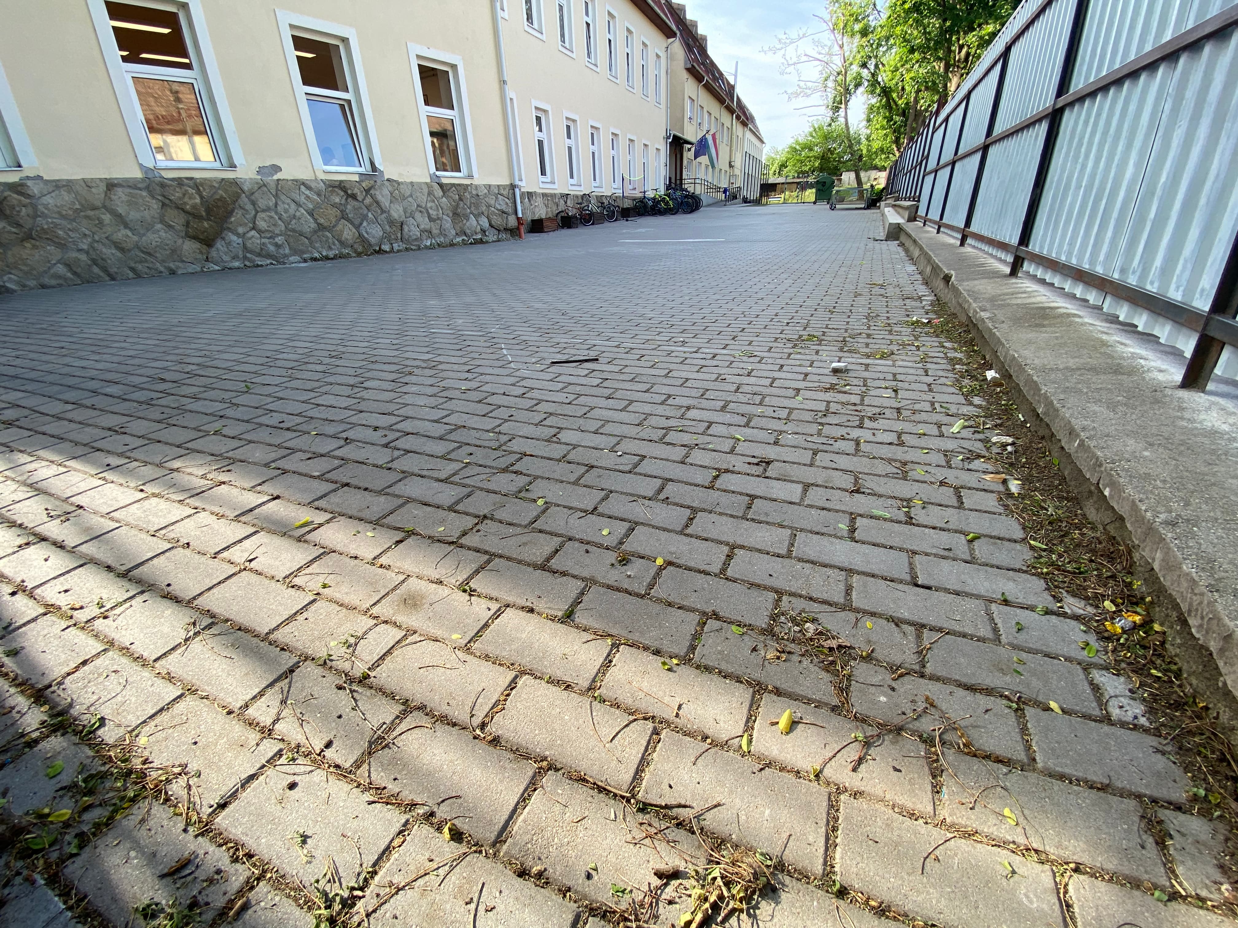 Beautiful paving installation